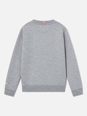 Grey melange Bobby sweatshirt with Snoopy print | Special edition