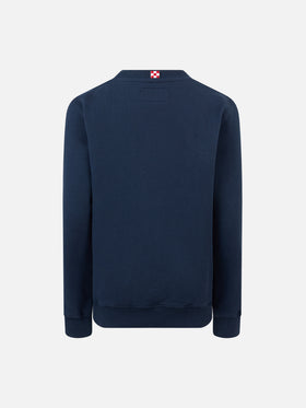 Boy sweatshirt Bobby with St. Barth sport club print - MC2 Saint Barth