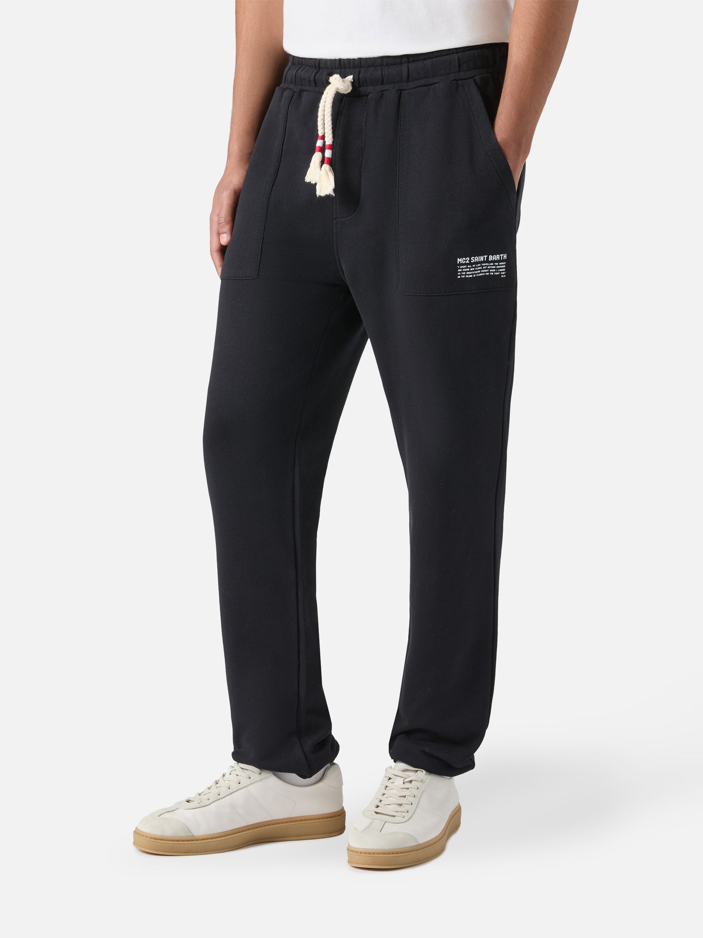 Graue melierte Trainingshose Bolt