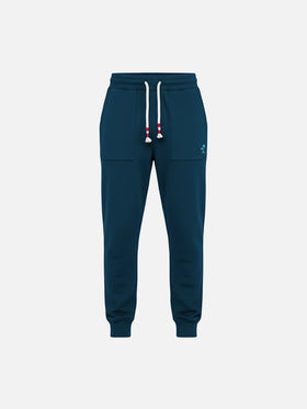 Bolt Jr blaue melierte Jogginghose
