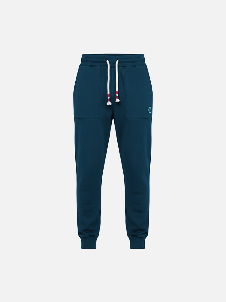 Bolt Jr blaue melierte Jogginghose