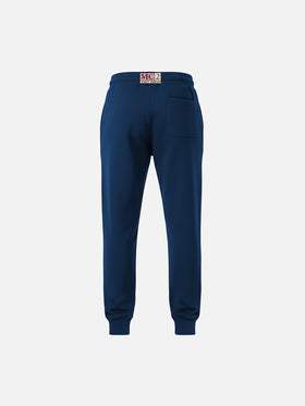 Bolt Jr blaue melierte Jogginghose