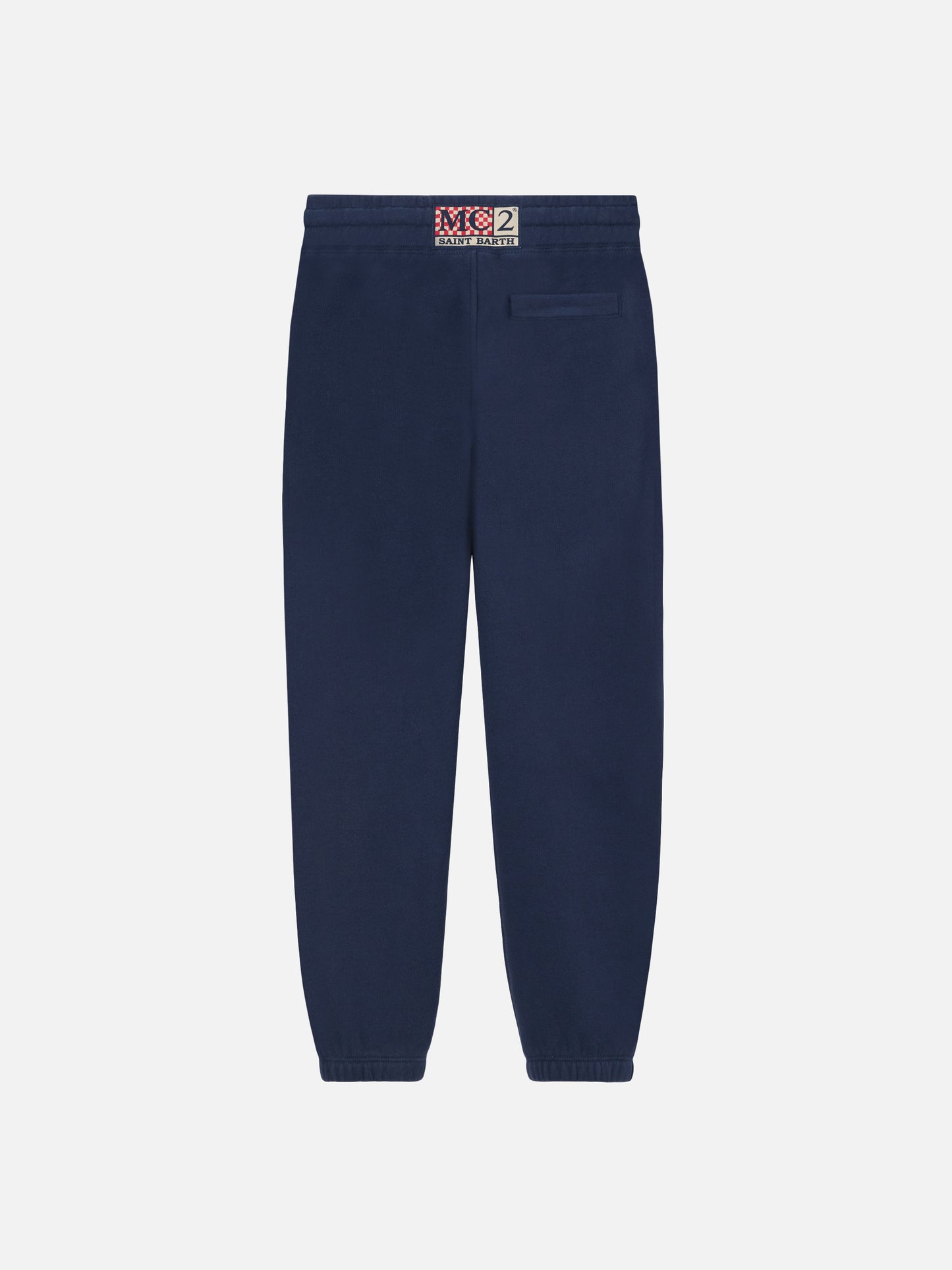 Marineblaue Baumwoll-Trainingshose Bolt Jr