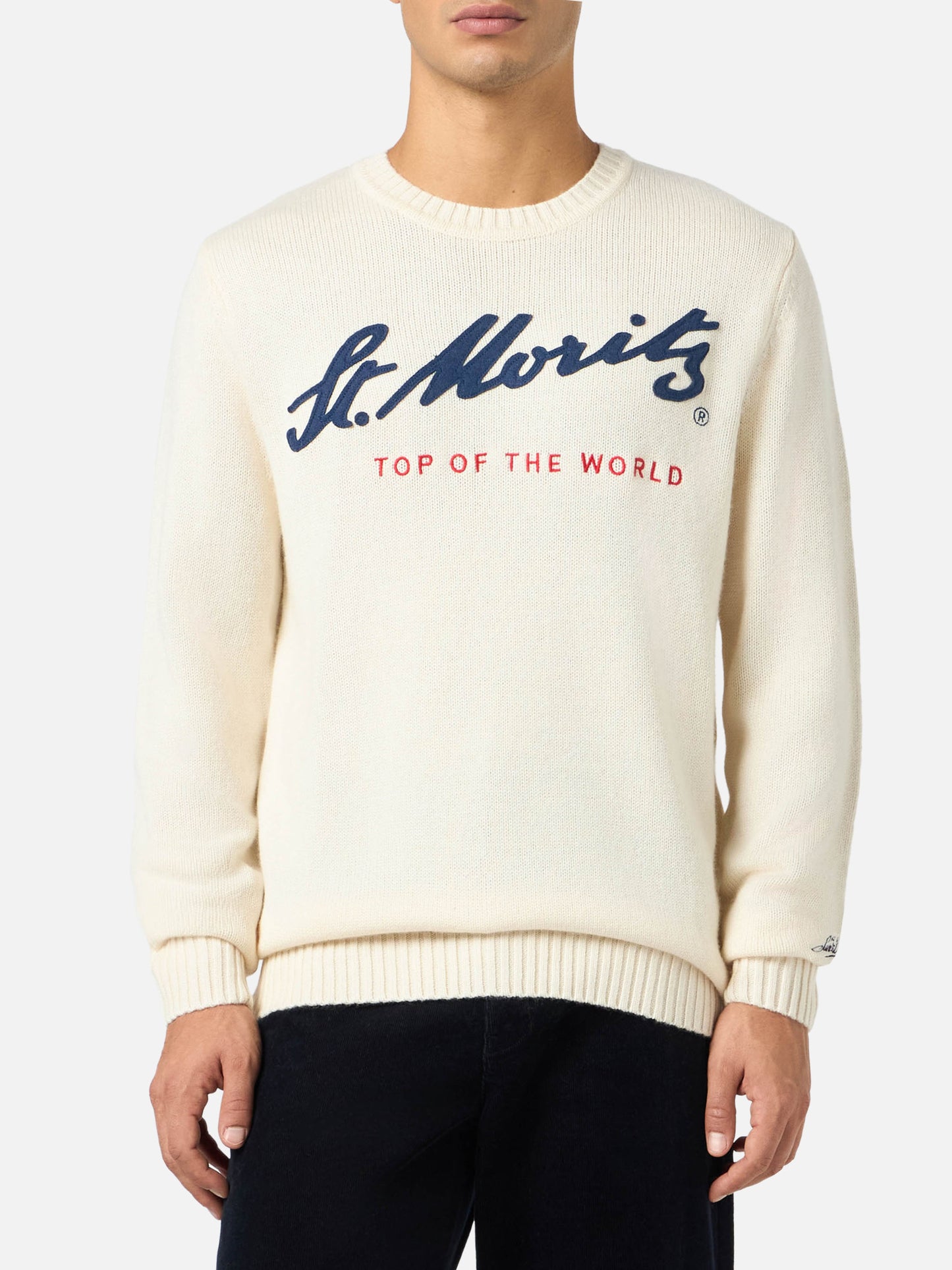 Maglia Bombardino in cotone ricamo St. Moritz | Special Edition