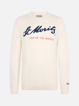Maglia Bombardino in cotone ricamo St. Moritz | Special Edition