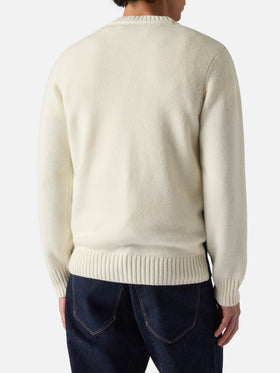 Bombardino crewneck with Courmayeur jacquard | COURMAYEUR SPECIAL EDITION