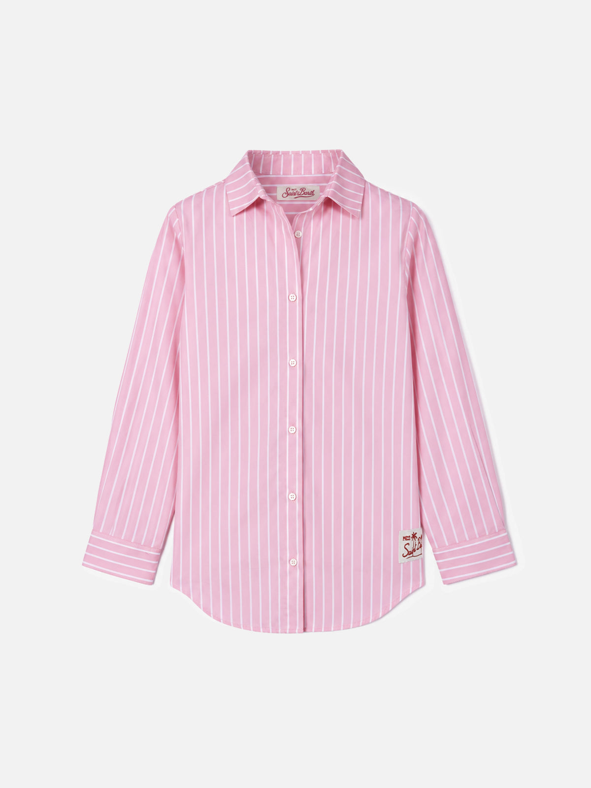 Surchemise en coton à imprimé rayé pour fille Mini Brigitte 