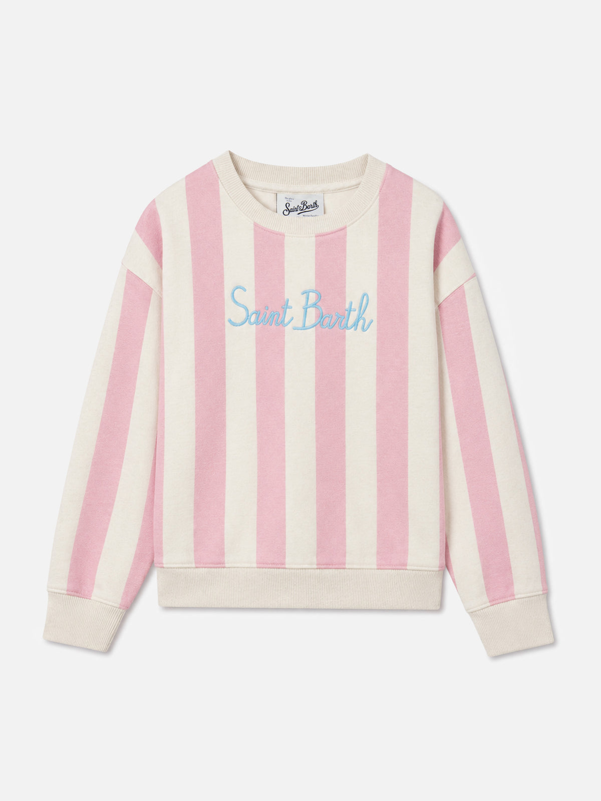Sudadera de niña a rayas Briony con bordado Saint Barth 
