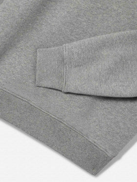 Graues Sweatshirt aus Briony Baumwollmix mit Birichina-Flockprint 