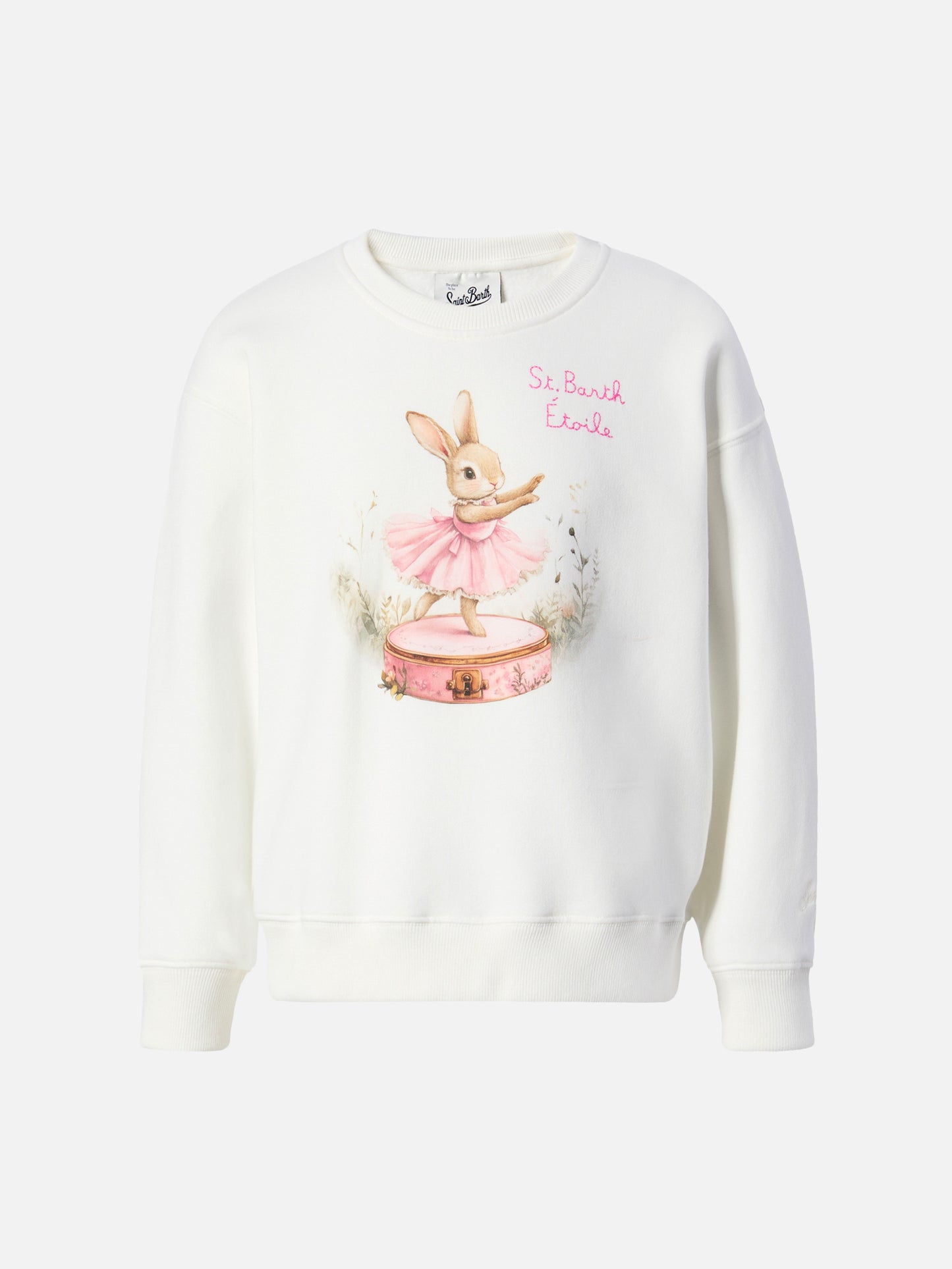 Briony-Sweatshirt mit Rundhalsausschnitt und Hasenmuster