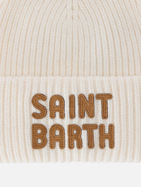 Bonnet off white Berry avec patch logo 