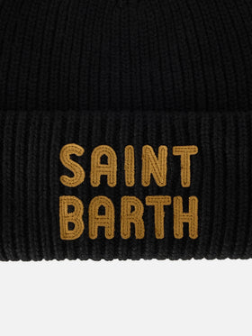 Berretto Berry nero con patch logo
