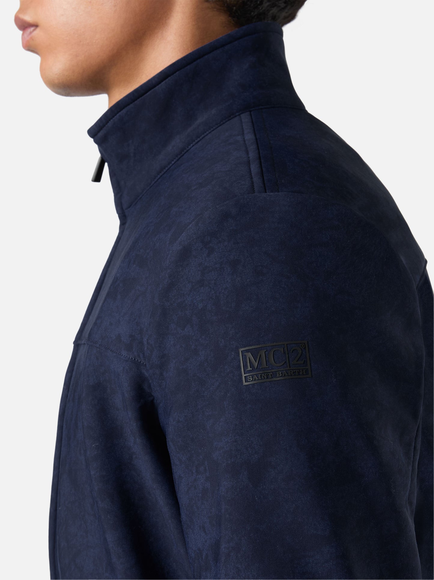 Marineblaue Thermojacke Byron