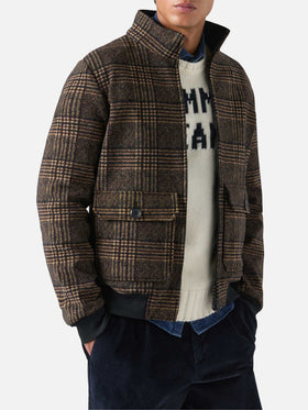 Thermojacke Byron mit Prince-of-Wales-Print