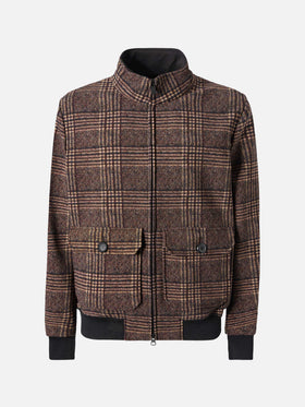 Thermojacke Byron mit Prince-of-Wales-Print