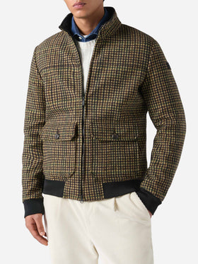 Thermojacke Byron mit Hühnerpiek-Print