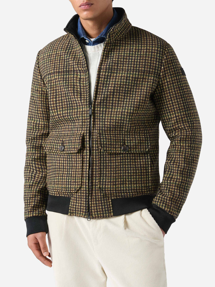 Thermojacke Byron mit Hühnerpiek-Print