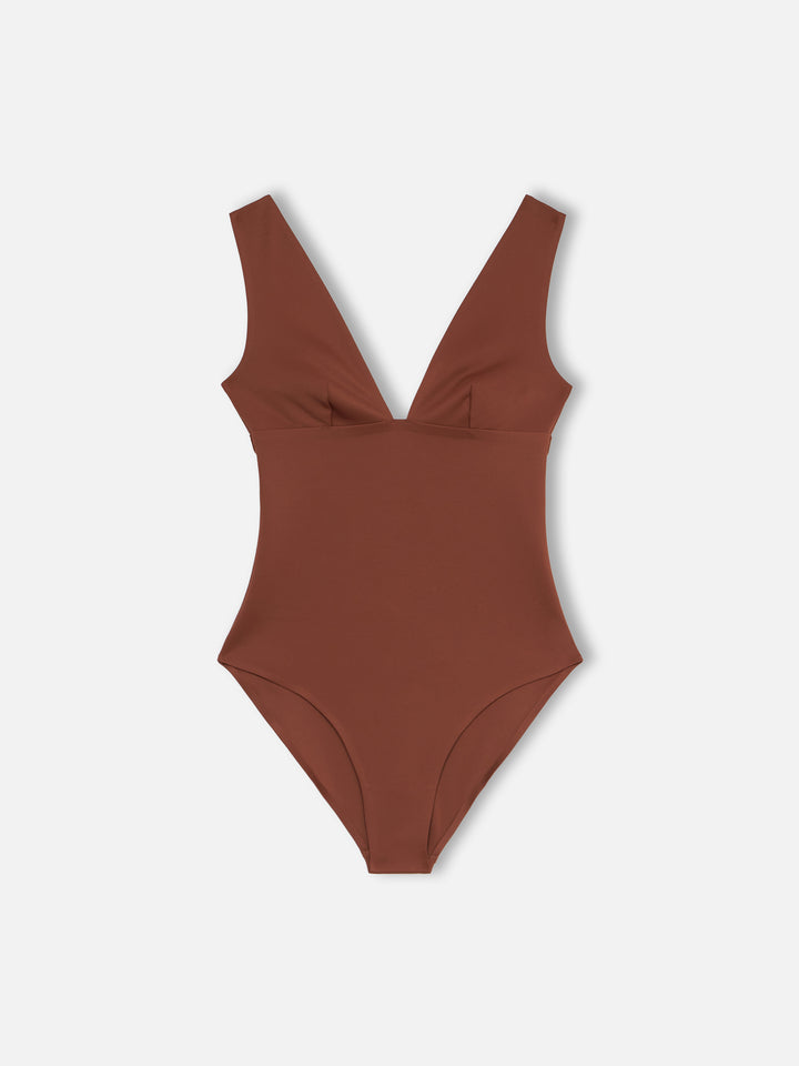 Woman heatsealed one-piece swimsuit Calliope - MC2 Saint Barth