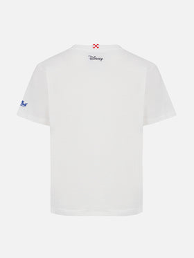 Boy heavy cotton t-shirt Cameron with Donald print and Paghetta embroidery | DISNEY SPECIAL EDITION - MC2 Saint Barth