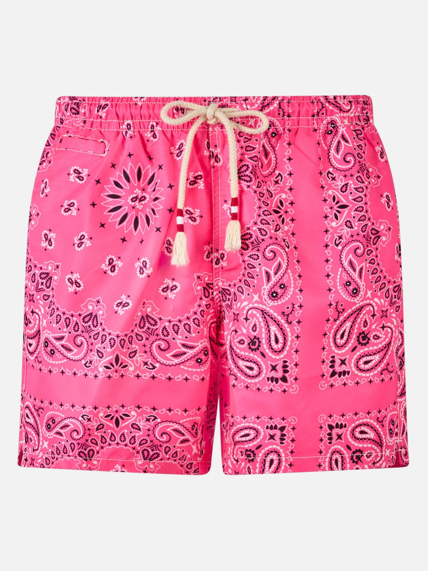 Bañador tipo shorts con bandana rosa Caprese 
