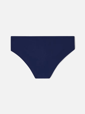 Slip de baño azul marino liso Cayo 