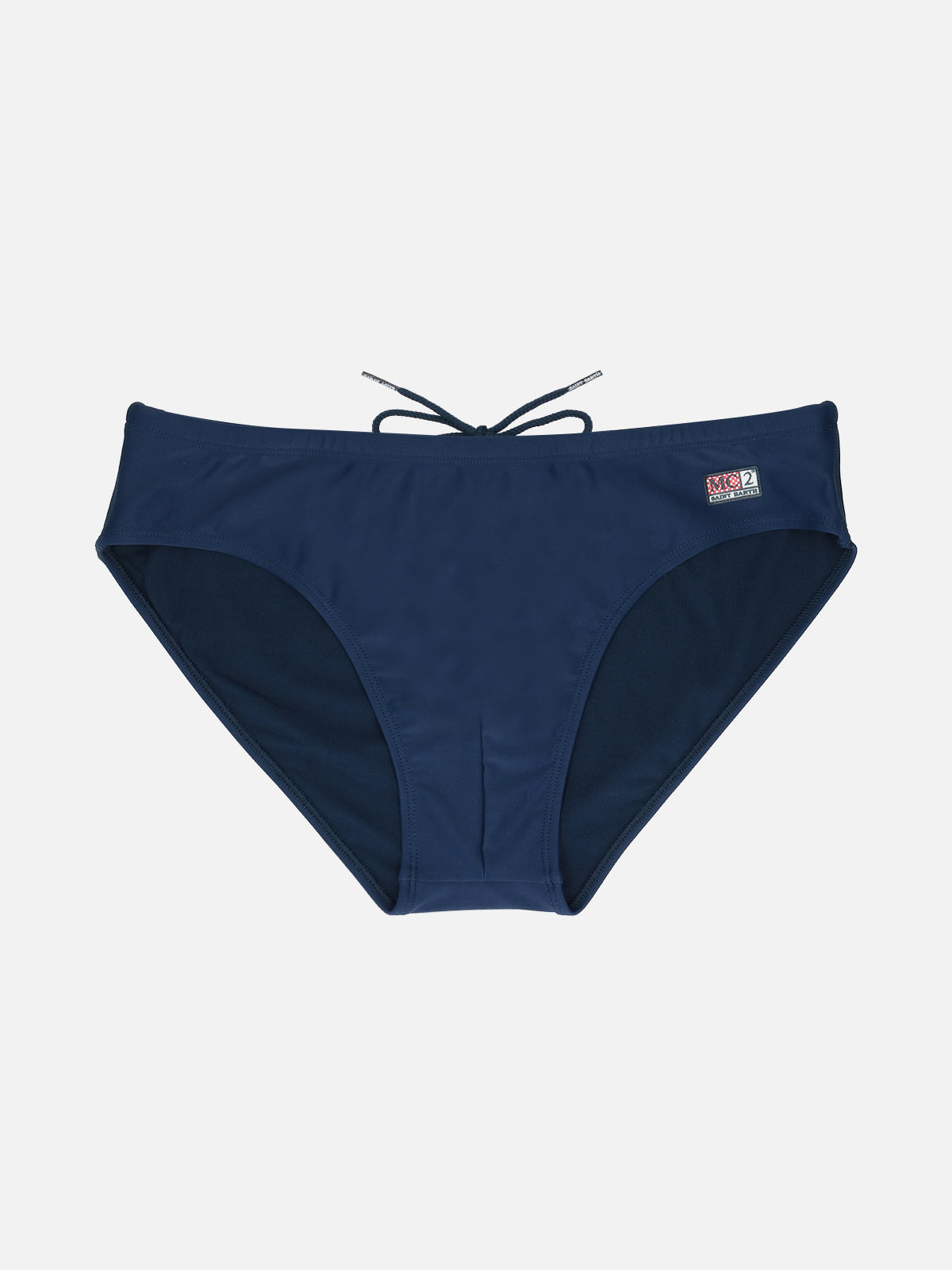 Slip de bain bleu marine uni Cayo 