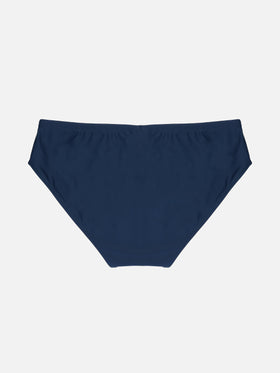 Slip de bain bleu marine uni Cayo 