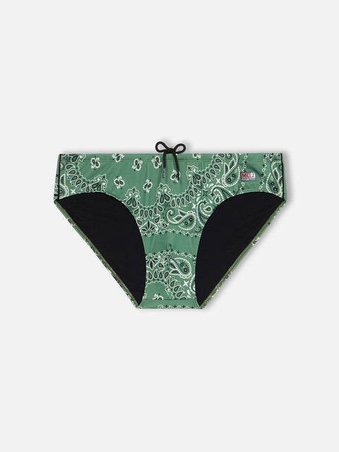 Man bandanna swim briefs Cayo - MC2 Saint Barth