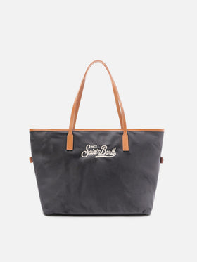 Black City nylon regular bag