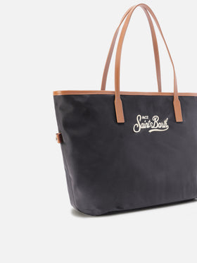 Black City nylon regular bag