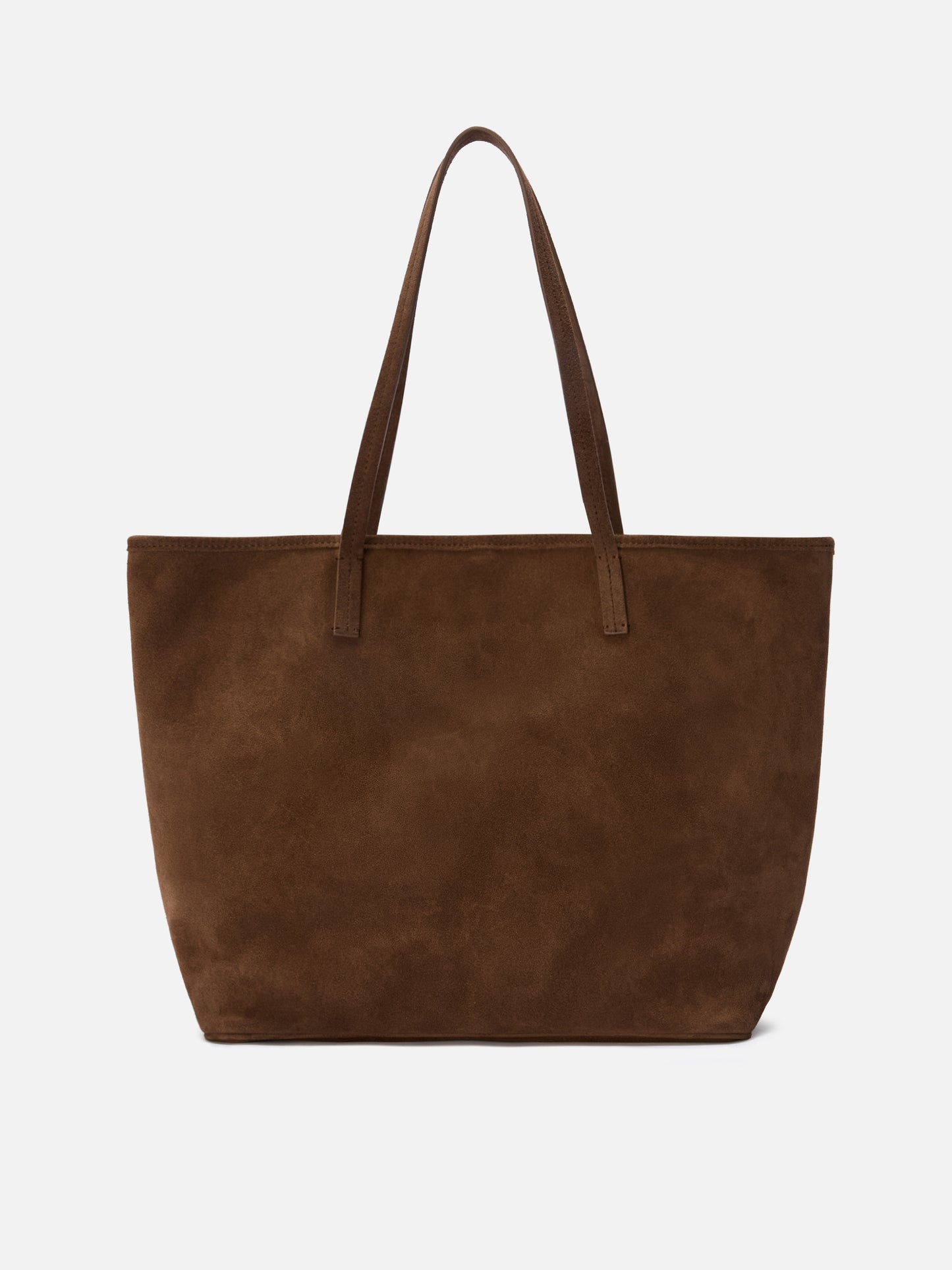 Sac City regular en daim marron 
