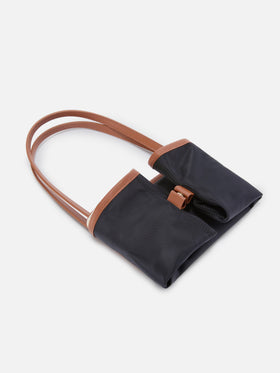 Black City medium nylon bag