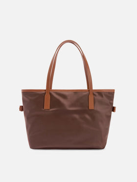 Sac Brown City medium en nylon 