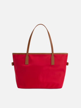 Bolso mediano Red City de nailon 