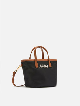 Black City mini nylon bag