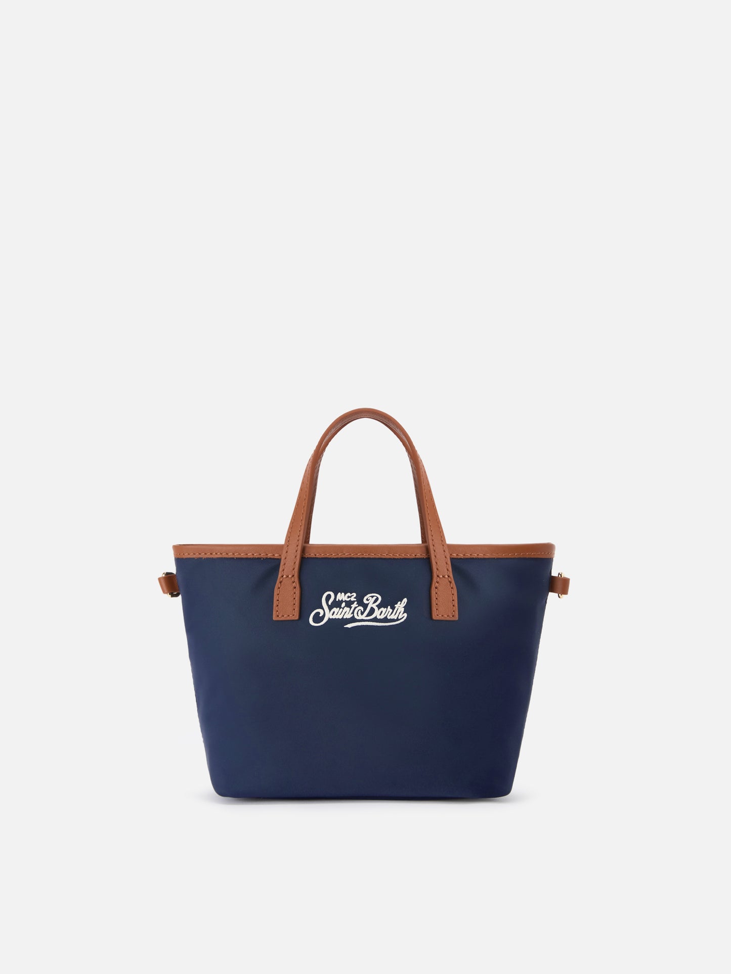 Mini sac City en nylon bleu marine 