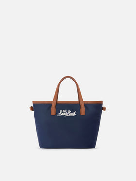 Mini sac City en nylon bleu marine 