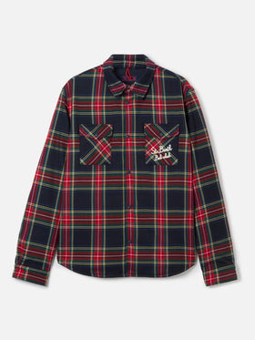 Overshirt Chalet mit Tasche und St. Barth Bob Club Stickerei