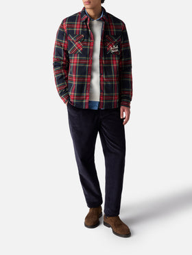Overshirt Chalet mit Tasche und St. Barth Bob Club Stickerei