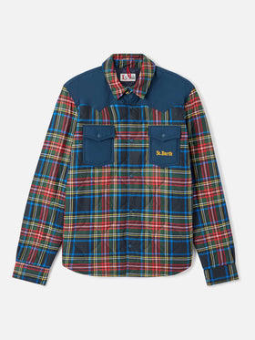 Surchemise matelassée tartan Chalet 