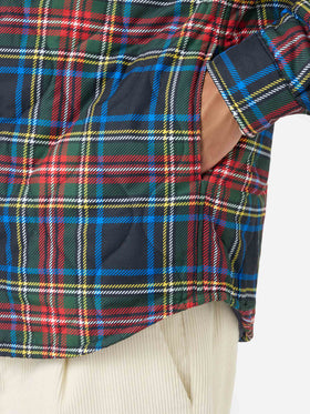 Sobrecamisa acolchada de tartán Chalet 