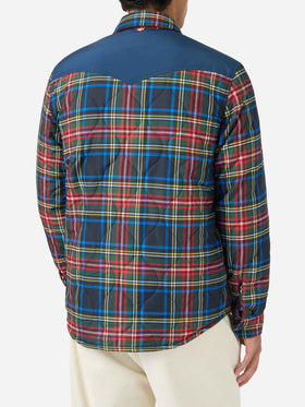 Sobrecamisa acolchada de tartán Chalet 