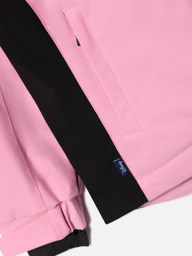 Rosa Skijacke Chavanette mit Minnie-Mouse-Print auf der Rückseite | Special edition 