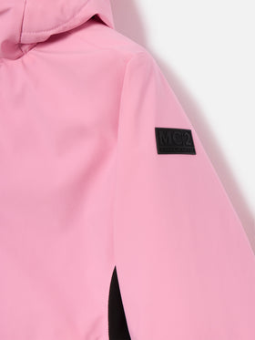 Rosa Skijacke Chavanette mit Minnie-Mouse-Print auf der Rückseite | Special edition 