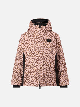 Skijacke Chavanette mit Leopardenmuster
