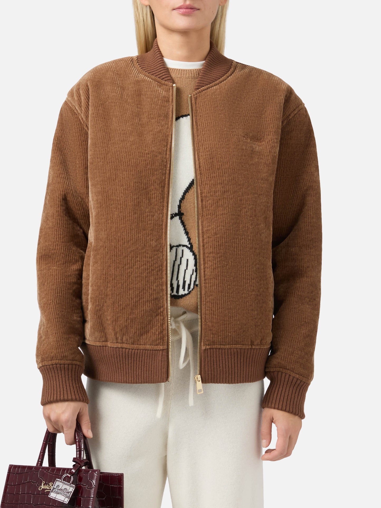 Celia Cordbomberjacke mit Teddyfutter