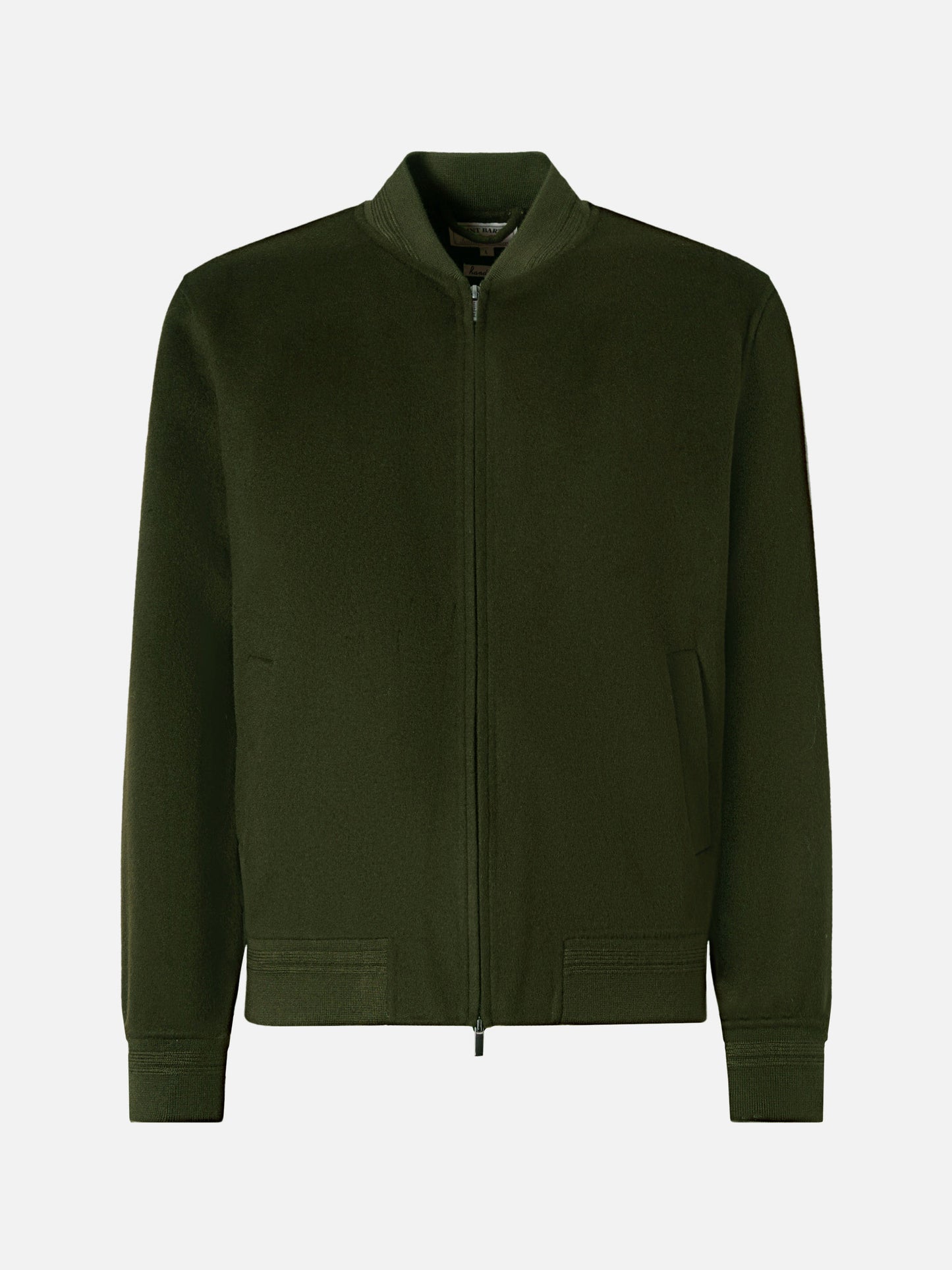 Bomber Camden de lana sin forro en verde militar 