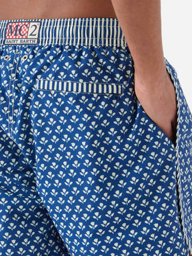 Badeshorts Comporta mit floralem Batik-Print 