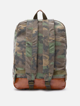 Zaino in tela Cody con stampa camouflage