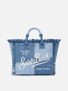 Bolso Colette de patchwork denim 